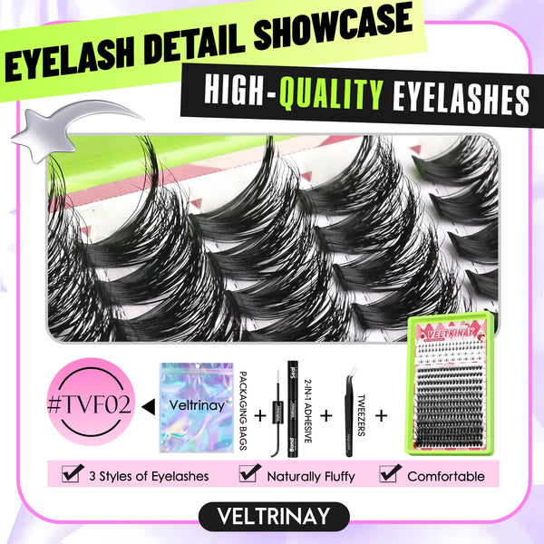 Fluffy Lash Clusters Kit
